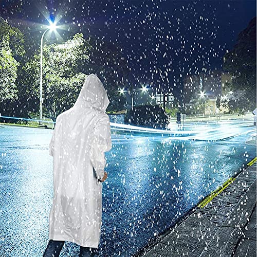 PALAY® 6PCS Rain Coat Men Waterproof Hooded Poncho Jacket Women EVA Reusable Packable Outdoor Rainy Day Free Size Black PALAY® 6PCS Rain Coat Men Waterproof Hooded Poncho Jacket Women EVA Reusable Packable Outdoor Rainy Day Free Size Black